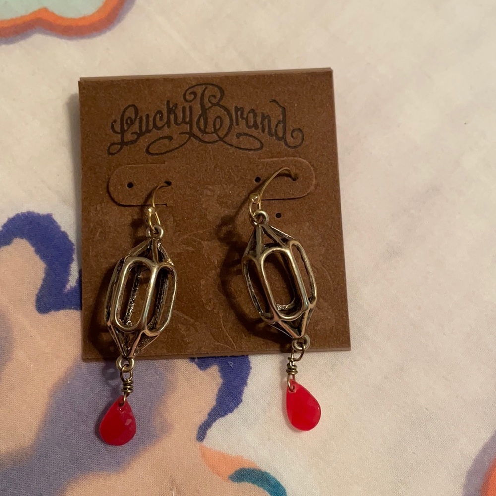 Lucky brand lantern earrings